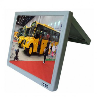 18.5" 19" inch flip down TFT LED bus monitor for digital POP movie advertising display