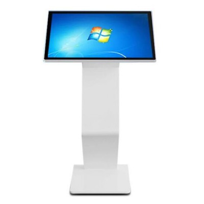 23.6" 24" inch floor standing computer LCD kiosk with touchscreen