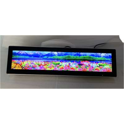 Ultra Stretch LCD display screen loop video AD player 28" 29" inch