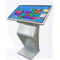 43" inch floor stand LED LCD capacitive touchscreen kiosk interactive selfie-service station