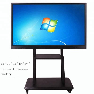 factory cheap price 85" 86" inch TFT LCD E-board smart electronic touchscreen whiteboard for school meeting