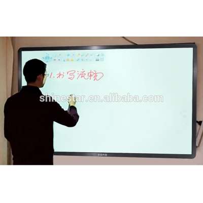 UHD 4K 55" inch LED TFT LCD wall touchscreen display with Android + Windows OS interactive whiteboard