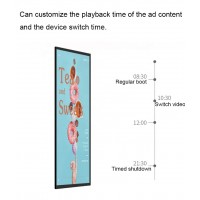 43 inch Android digital stretched lcd bar display for supermarket